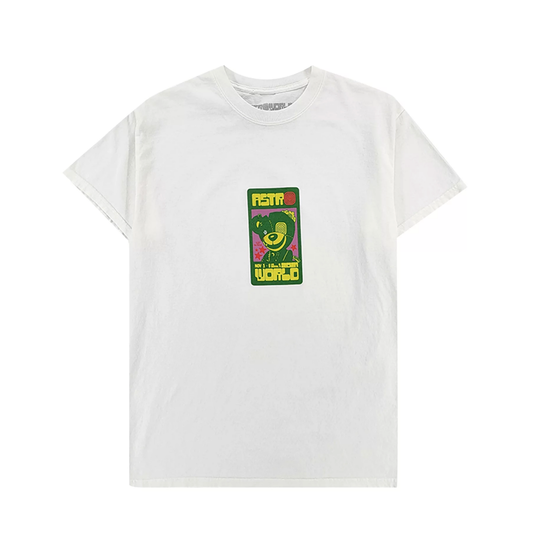 Travis Scott Bear Tee White by Travis Scott in . Available at KershKicks for £95.00. A must-have for fans of Travis Scott looking to elevate their style with this T-Shirt.