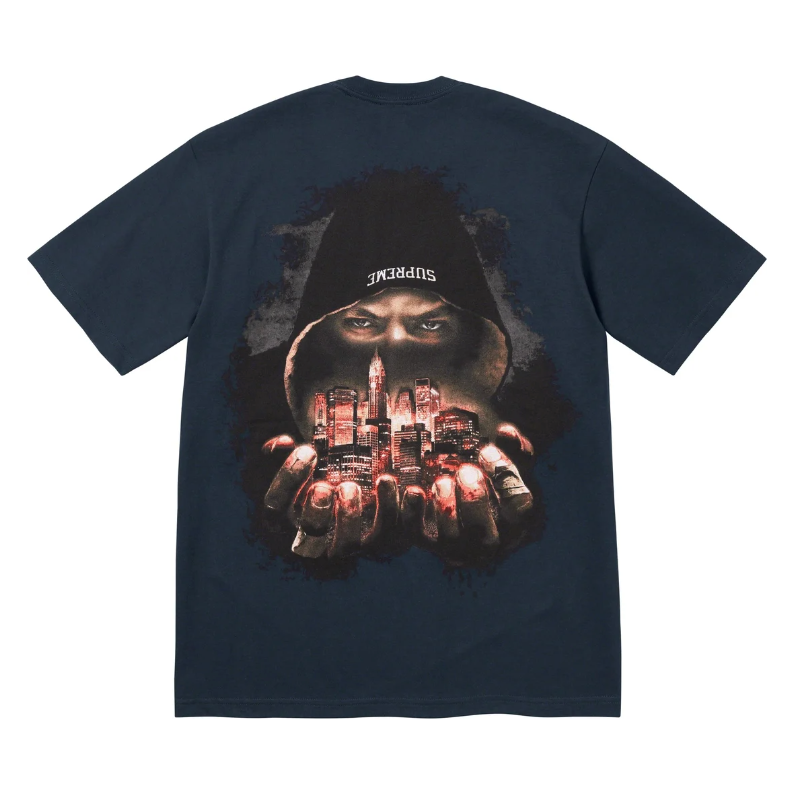 Supreme Fighter Tee Navy by Supreme from £95.00