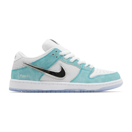 Nike SB Dunk Low April Skateboards by Nike in Shoes. Available at KershKicks for £275.00. A must-have for fans of Nike looking to elevate their style with this Shoes.