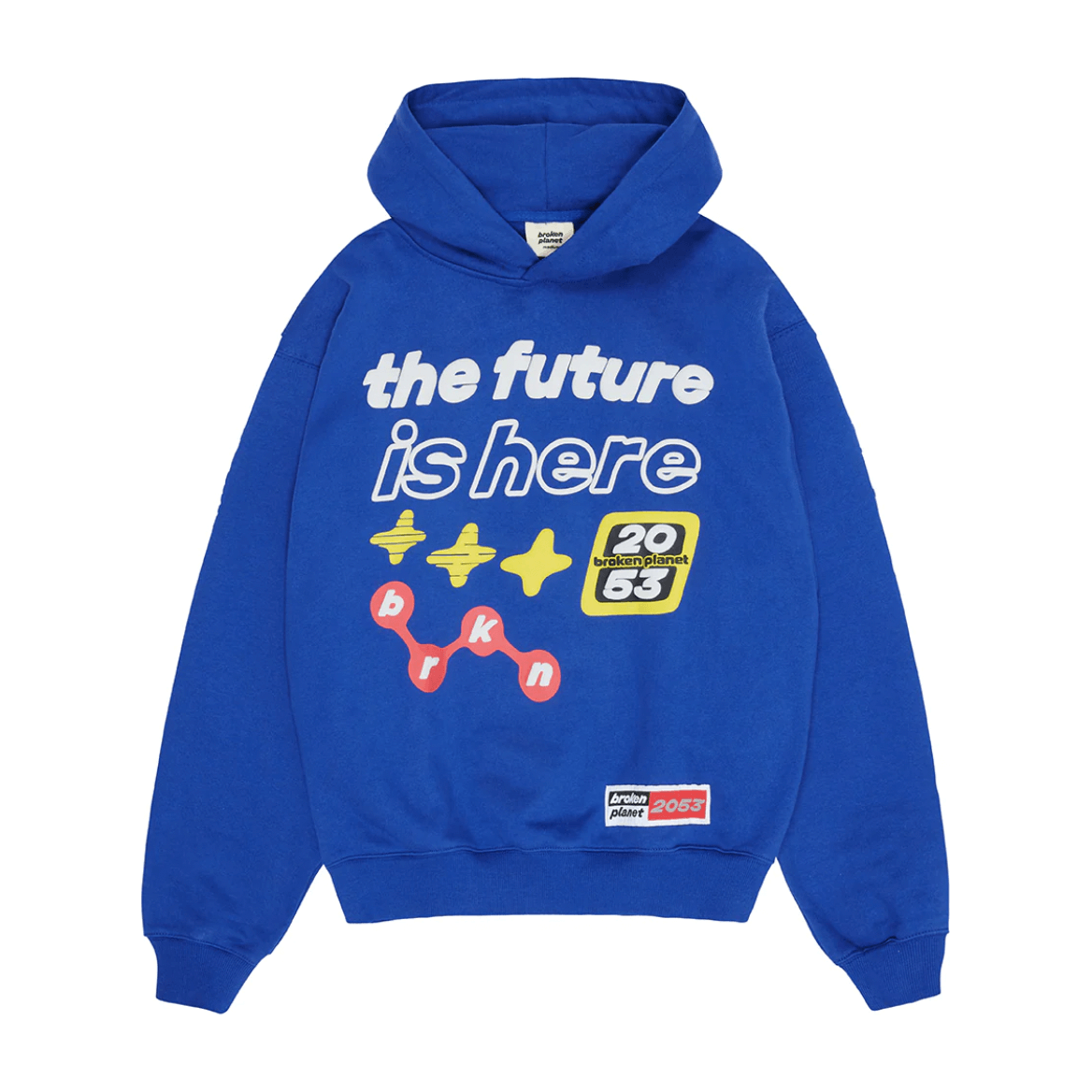 Broken Planet The Future Is Here Hoodie Blue by Broken Planet Market from £176.00