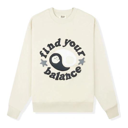 FIND YOUR BALANCE CREWNECK by Broken Planet Market in Uncategorized. Available at KershKicks for £175.00. A must-have for fans of Broken Planet Market looking to elevate their style with this Crewneck.