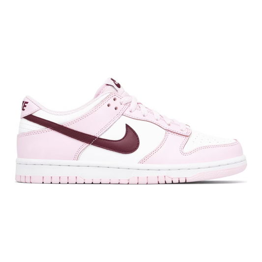 Nike Dunk Low Pink Red White (GS) by Nike in Shoes. Available at KershKicks for £150.00. A must-have for fans of Nike looking to elevate their style with this Shoes.