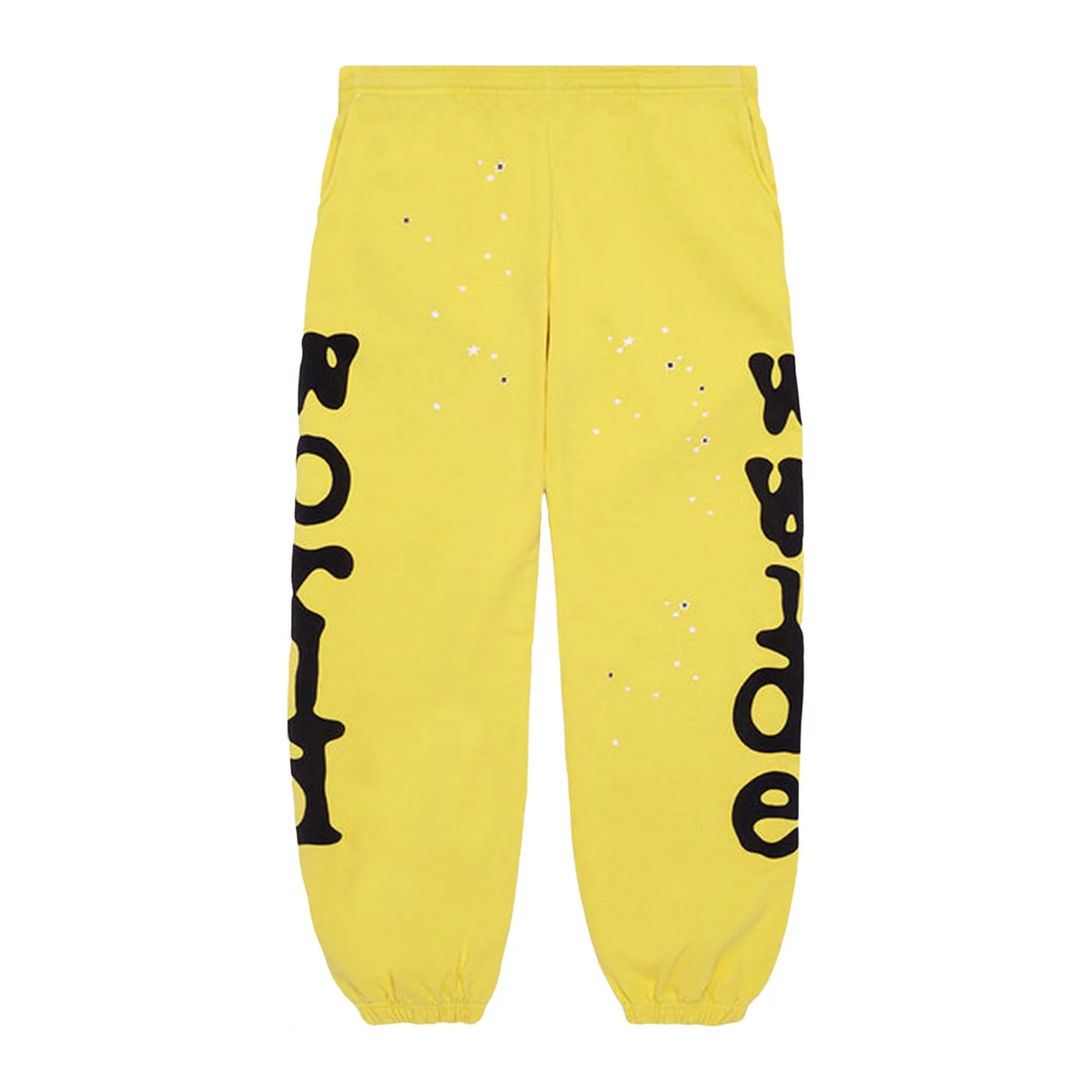 Sp5der Beluga Sweatpants Gold by Young Thug in Sweatpants. Available at KershKicks for £230.00. A must-have for fans of Young Thug looking to elevate their style with this Sweatpants.