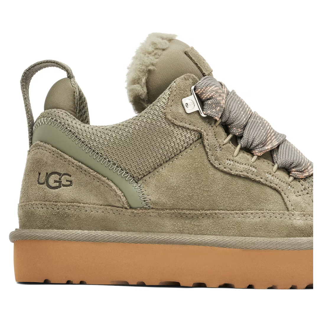 UGG LOWMEL MOSS GREEN WOMENS by UGG in Shoes. Available at KershKicks for £275.00. A must-have for fans of UGG looking to elevate their style with this Shoes.