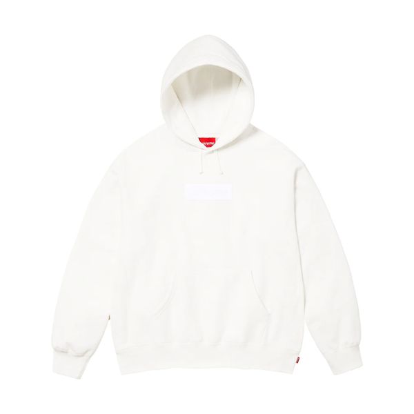 Supreme Box Logo Hooded Sweatshirt (FW23) White | Supreme | KershKicks