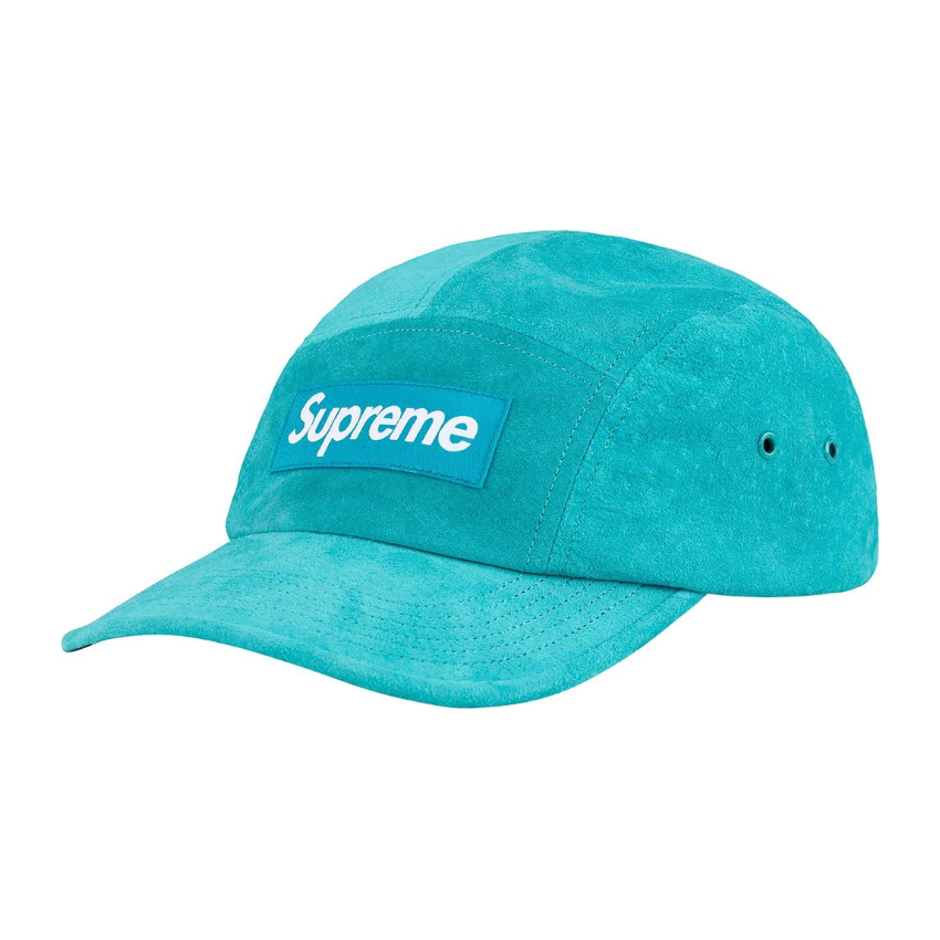 Supreme Suede Camp Cap (SS17) Turquoise by Supreme in Hats. Available at KershKicks for £45.00. A must-have for fans of Supreme looking to elevate their style with this Hats.