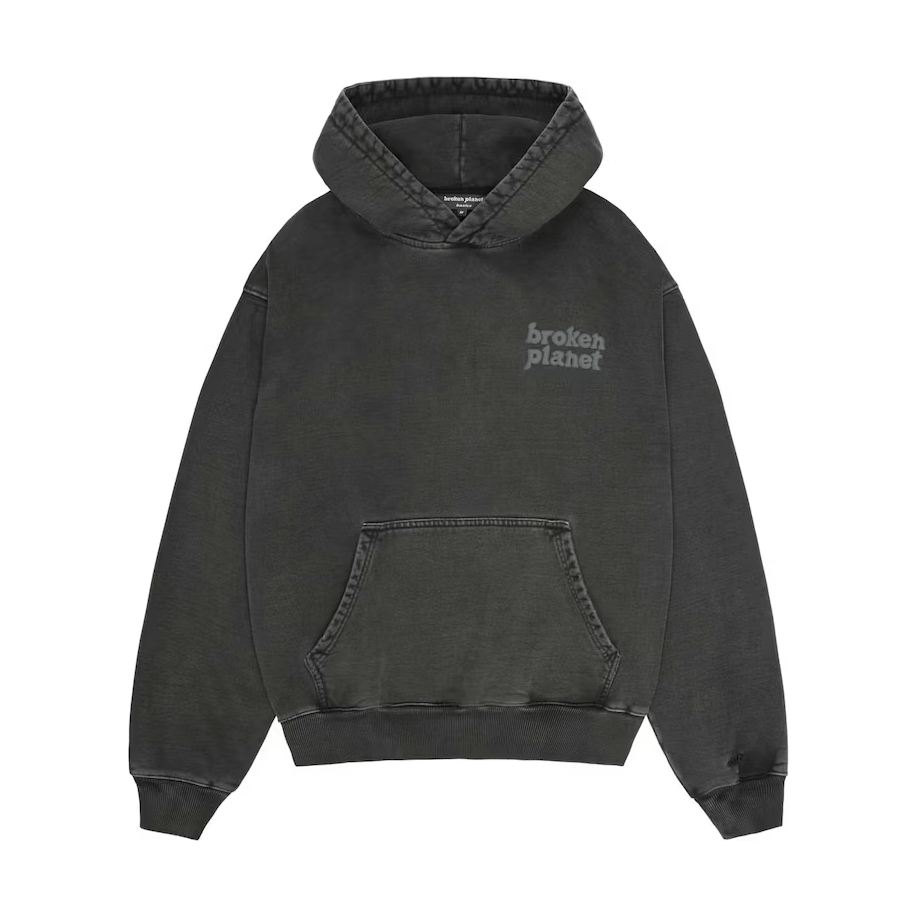 Broken Planet Market Basics Hoodie Washed Soot Black by Broken Planet Market in Clothing. Available at KershKicks for £165.00. A must-have for fans of Broken Planet Market looking to elevate their style with this Hoodie.