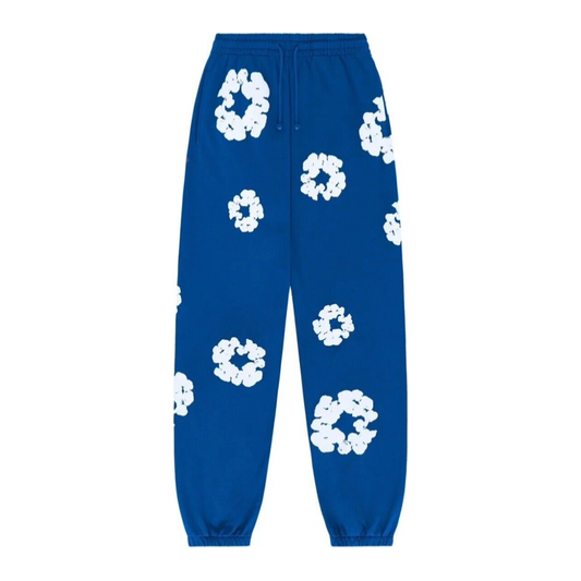 Denim Tears The Cotton Wreath Sweatpants Royal Blue by Denim Tears in Sweatpants. Available at KershKicks for £375.00. A must-have for fans of Denim Tears looking to elevate their style with this Sweatpants.