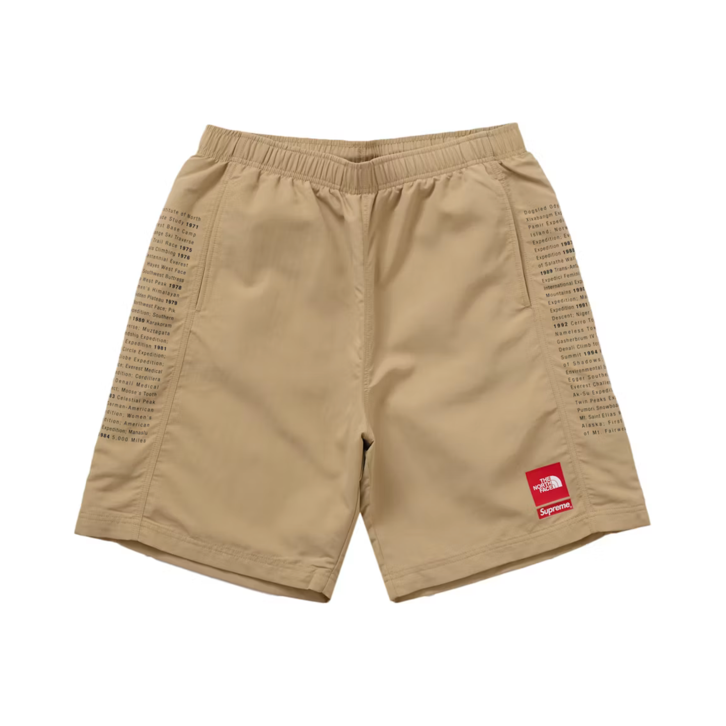 Supreme The North Face Nylon Short Khaki