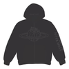 Broken Planet Outer Space Zip Up Hoodie Onyx