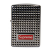 Supreme Diamond Cut Zippo Silver