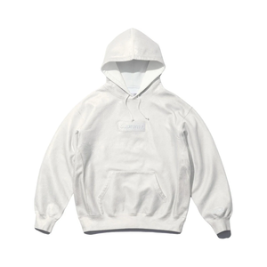 SUPREME/MM6 MAISON MARGIELA FOIL BOX LOGO HOODED SWEATSHIRT WHITE ...