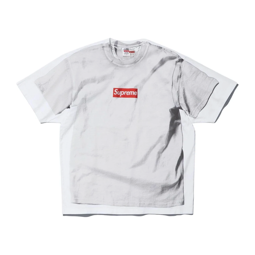 最安値大得価supreme box logo white L Tシャツ/カットソー(七分/長袖)