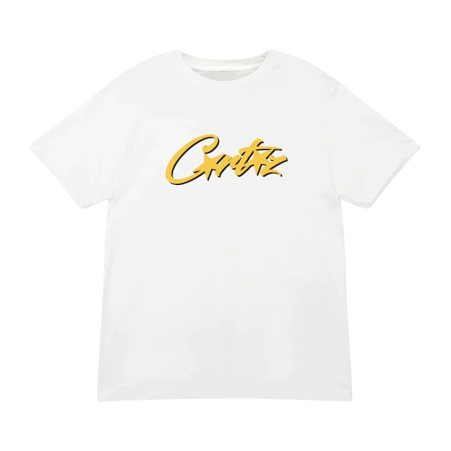 Corteiz Allstarz Tee Yellow White by Corteiz in Clothing. Available at KershKicks for £85.00. A must-have for fans of Corteiz looking to elevate their style with this T-Shirt.