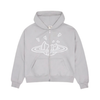 Broken Planet Zip Up Hoodie Stone Grey