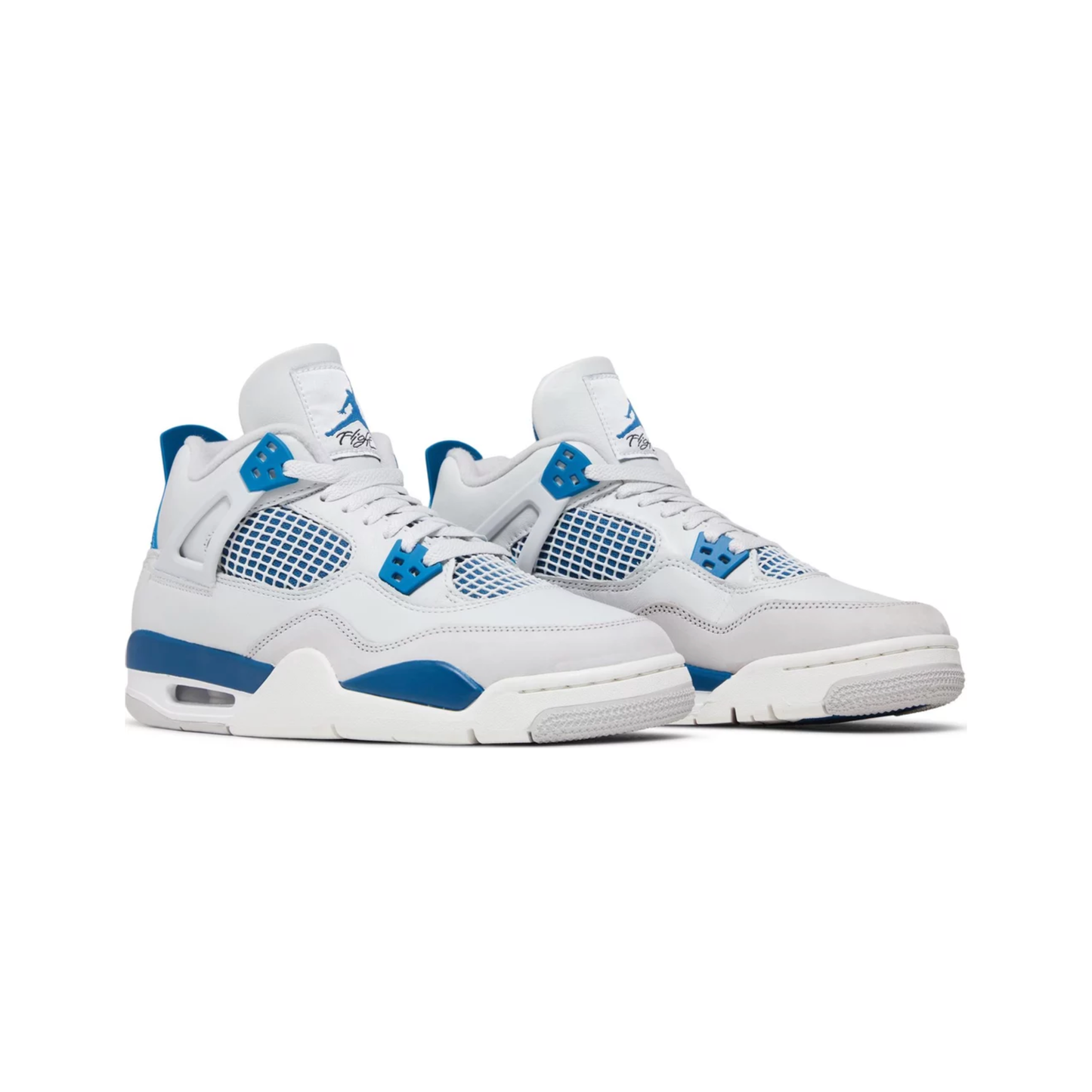 Jordan 4 Retro Military Blue (2024) (GS) by Jordan's in Shoes. Available at KershKicks for £195.00. A must-have for fans of Jordan's looking to elevate their style with this Shoes.