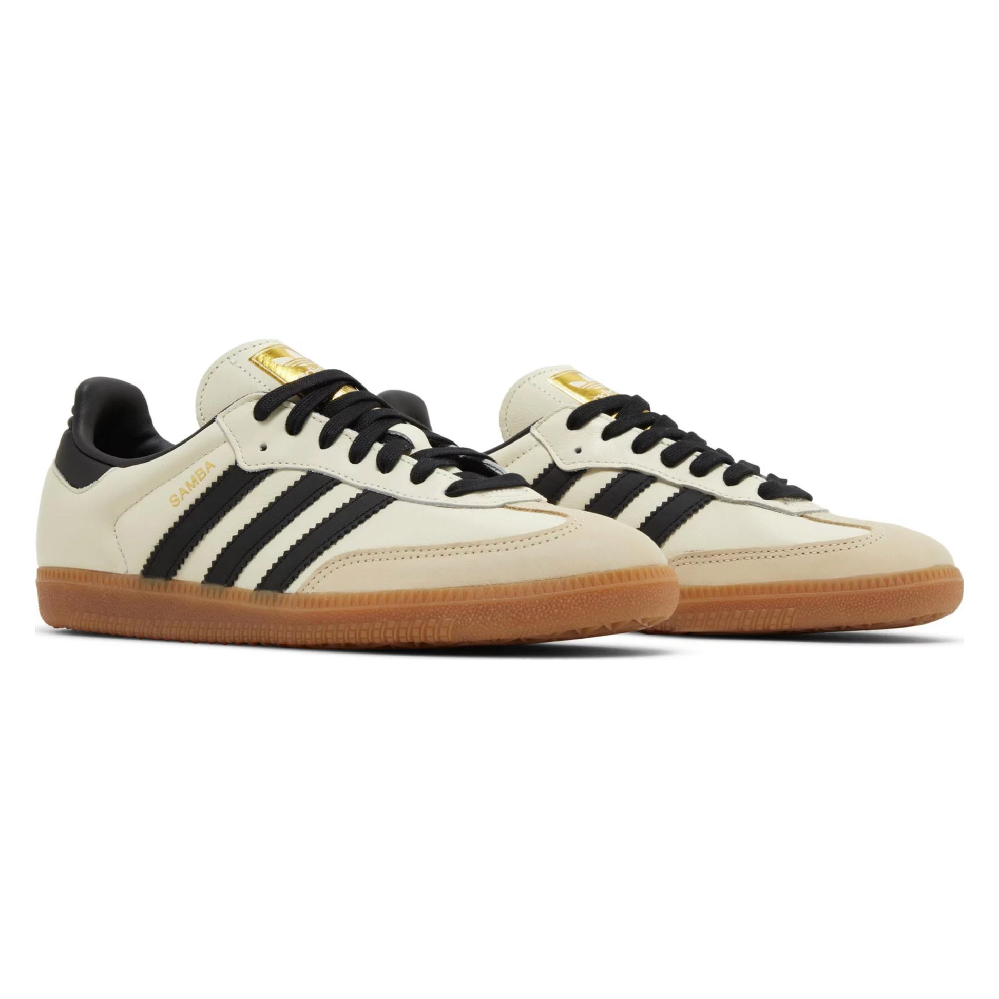 Adidas Samba OG Cream White Sand Strata (Women's) by Adidas in Shoes. Available at KershKicks for £135.00. A must-have for fans of Adidas looking to elevate their style with this Shoes.