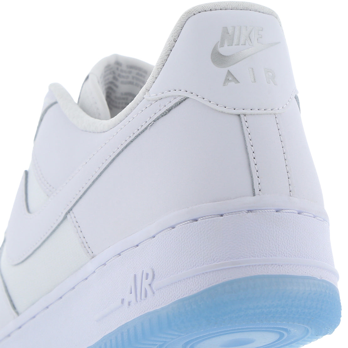 Nike Air Force 1 Low 07 White Ice Blue Sole Nike KershKicks