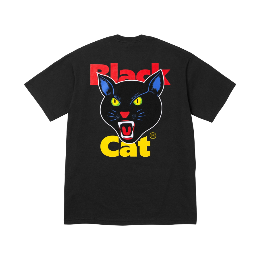 Supreme Black Cat Tee Black