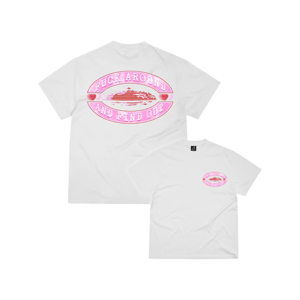 Corteiz Fuck Around Tee Pink