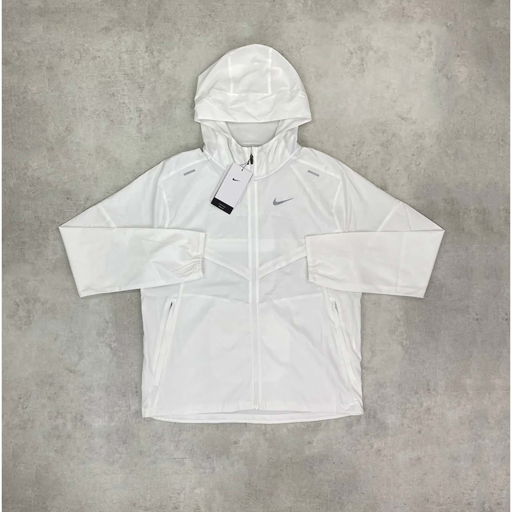 Nike Repel Packable Windrunner Jacket White Nike KershKicks