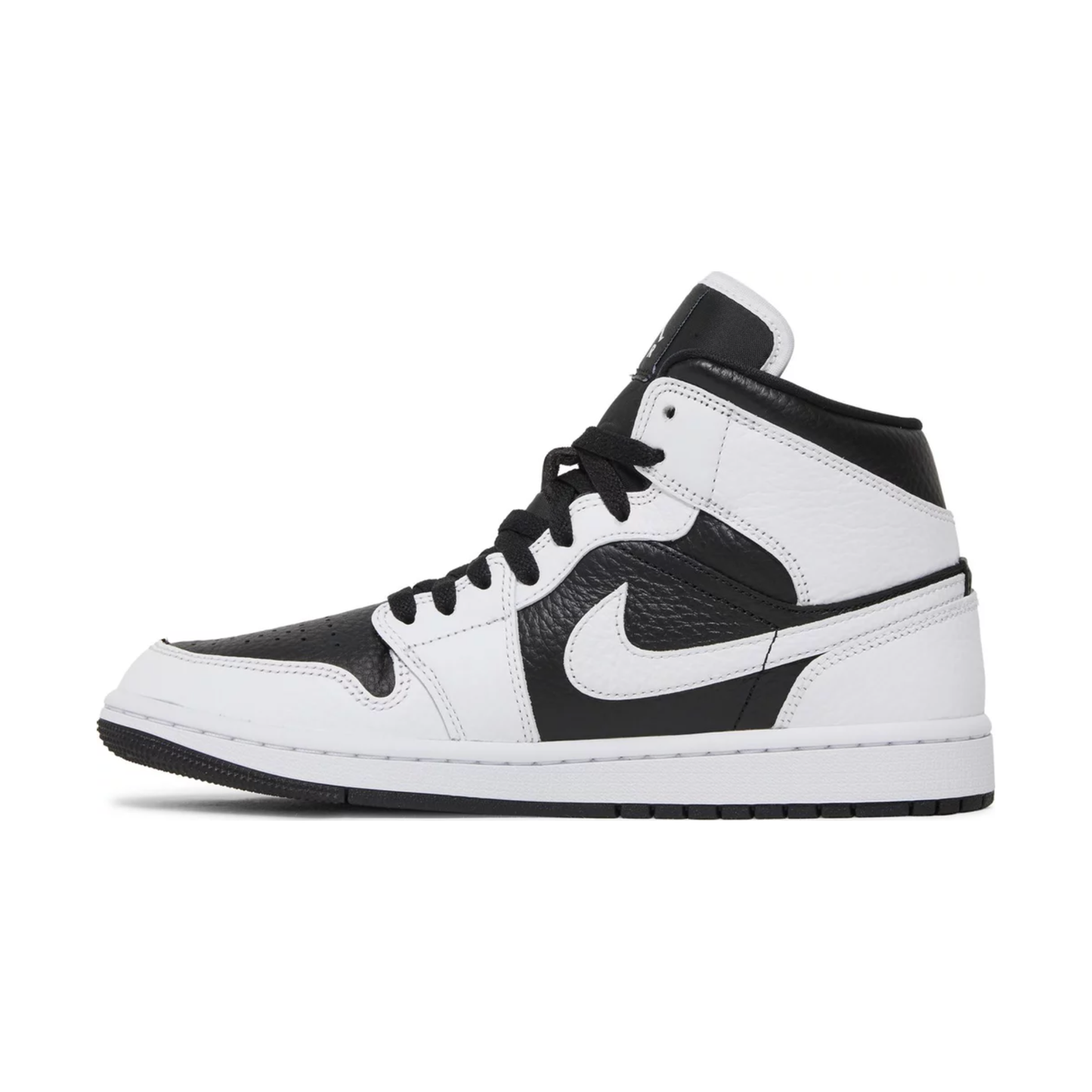 Jordan 1 Mid Split Black White (Women's) by Jordan's in Shoes. Available at KershKicks for £125.00. A must-have for fans of Jordan's looking to elevate their style with this Shoes.