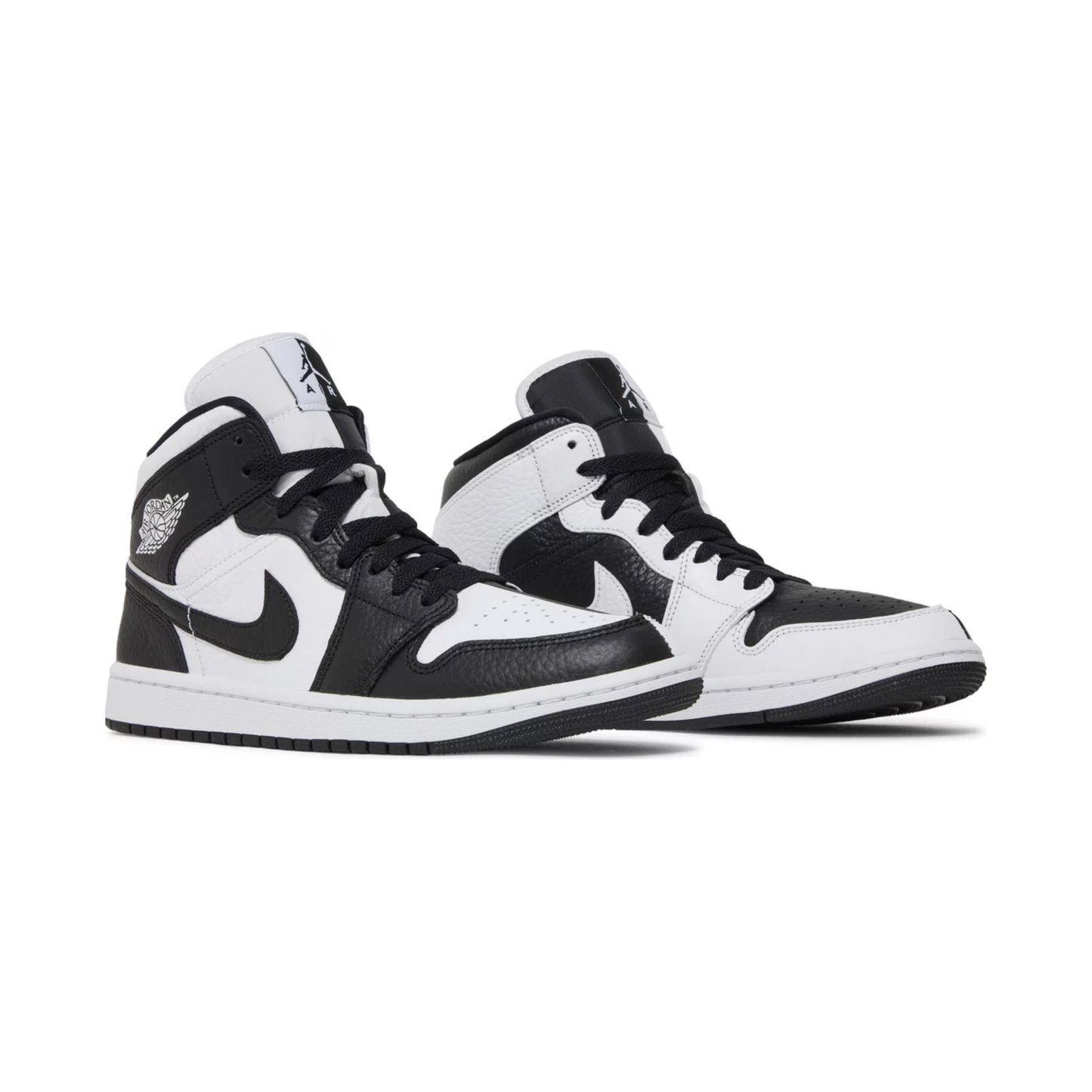 Jordan 1 Mid Split Black White (Women's) by Jordan's in Shoes. Available at KershKicks for £125.00. A must-have for fans of Jordan's looking to elevate their style with this Shoes.