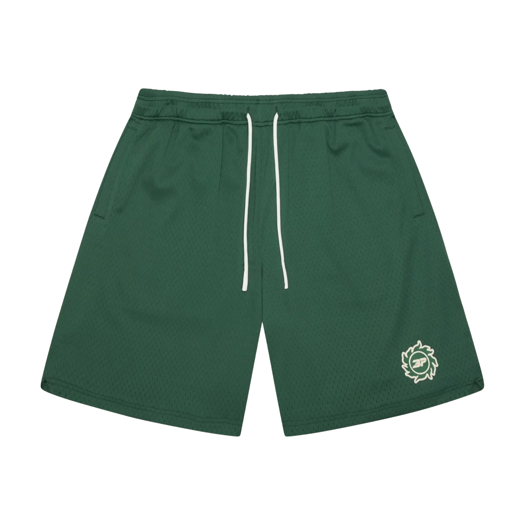 Broken Planet Mesh Shorts Green by Broken Planet Market in Clothing. Available at KershKicks for £95.00. A must-have for fans of Broken Planet Market looking to elevate their style with this Shorts.