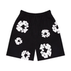 Denim Tears The Cotton Wreath Shorts Black