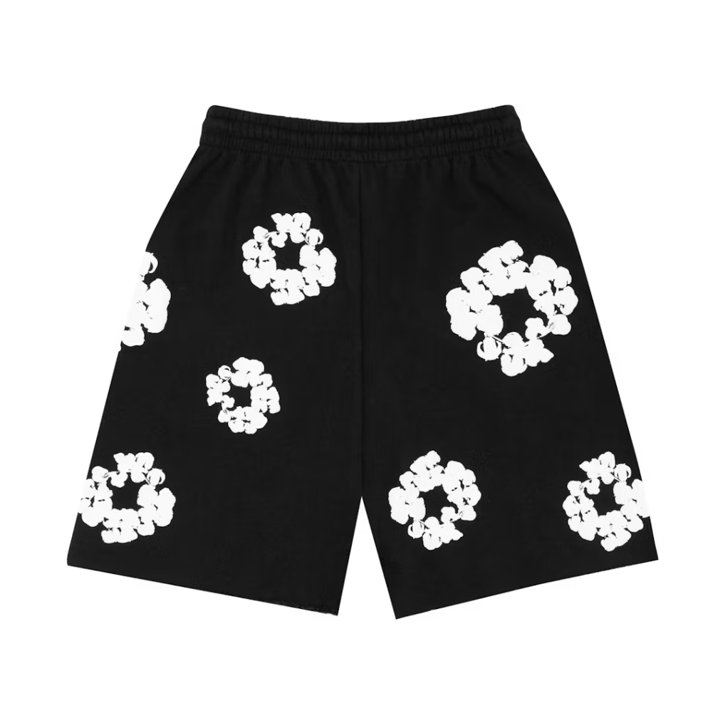 Denim Tears The Cotton Wreath Shorts Black by Denim Tears in Uncategorized. Available at KershKicks for £300.00. A must-have for fans of Denim Tears looking to elevate their style with this Shorts.