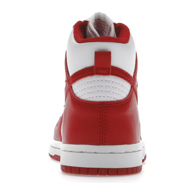 Nike Dunk High Championship White Red (PS) by Nike in Uncategorized. Available at KershKicks for £55.00. A must-have for fans of Nike looking to elevate their style with this Kids Trainers.