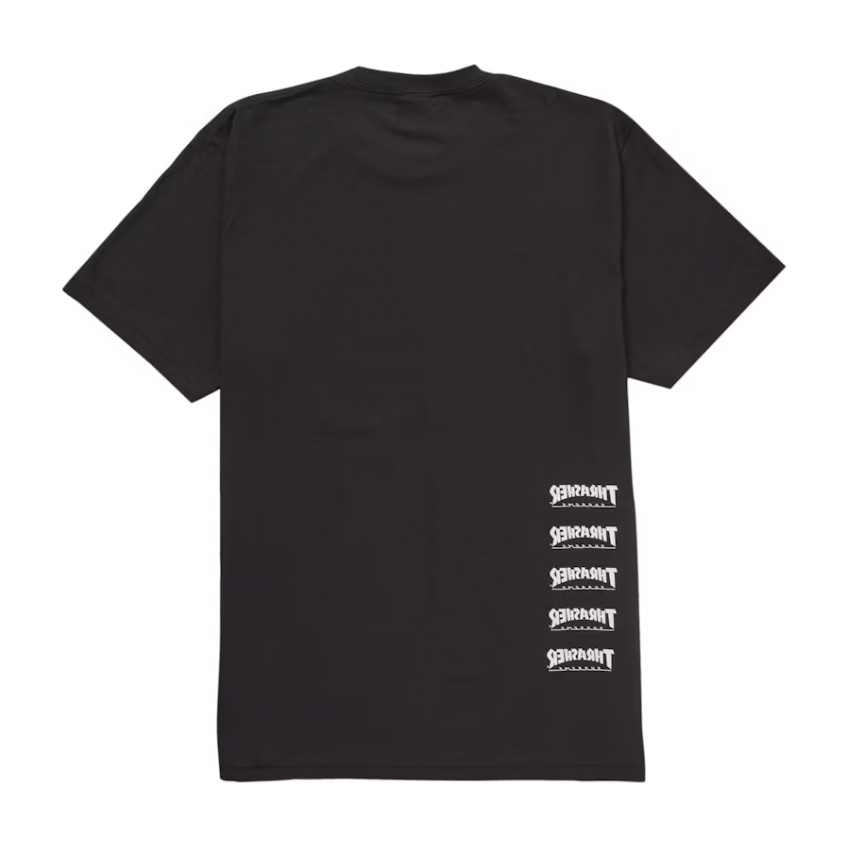 Supreme Thrasher Back Tail Tee Black