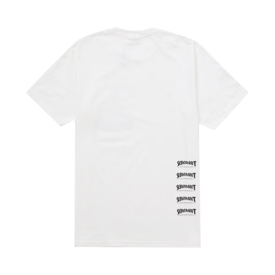 Supreme Thrasher Back Tail Tee White