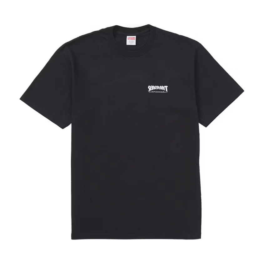 Supreme Thrasher Cross Tee Black