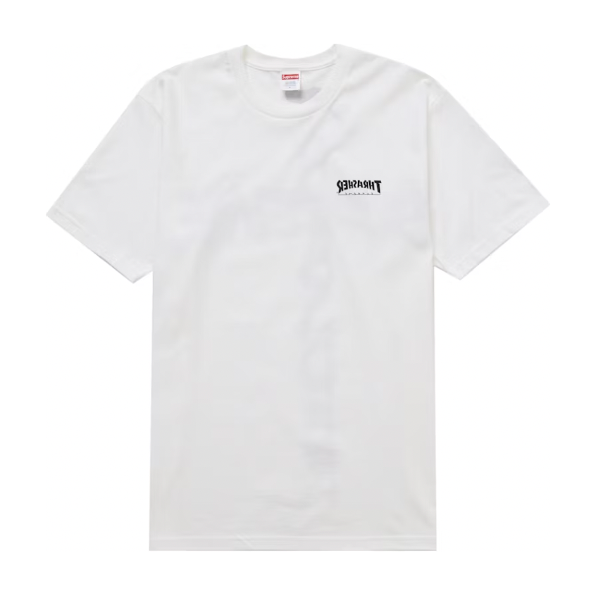 Supreme Thrasher Cross Tee White