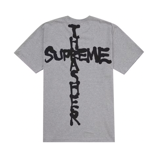 Supreme Thrasher Cross Tee Ash Grey