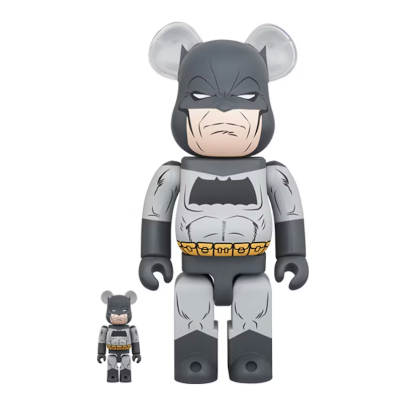 Bearbrick Batman The Dark Knight Returns 100% & 400% Set by Bearbrick in Uncategorized. Available at KershKicks for £110.00. A must-have for fans of Bearbrick looking to elevate their style with this Accessories.