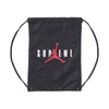 Supreme Jordan Drawstring Bag Black