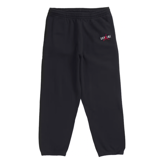 Supreme Jordan Sweatpant (FW24) Black by Supreme in Uncategorized. Available at KershKicks for £215.00. A must-have for fans of Supreme looking to elevate their style with this Sweatpants.