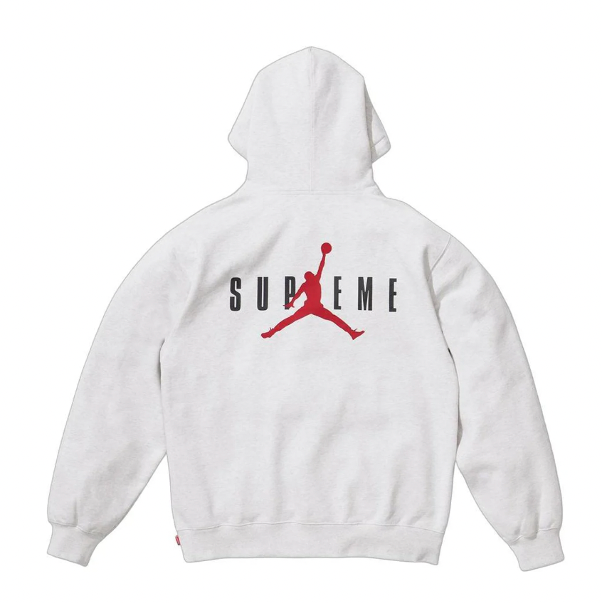 Supreme Jordan Hooded Sweatshirt (FW24) Ash Grey