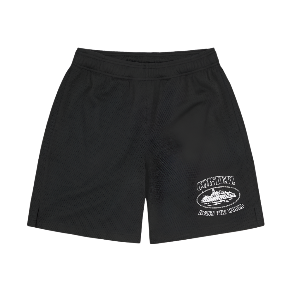 Corteiz RulesTheWorld Mesh Shorts Black by Corteiz in Uncategorized. Available at KershKicks for £90.00. A must-have for fans of Corteiz looking to elevate their style with this Shorts.