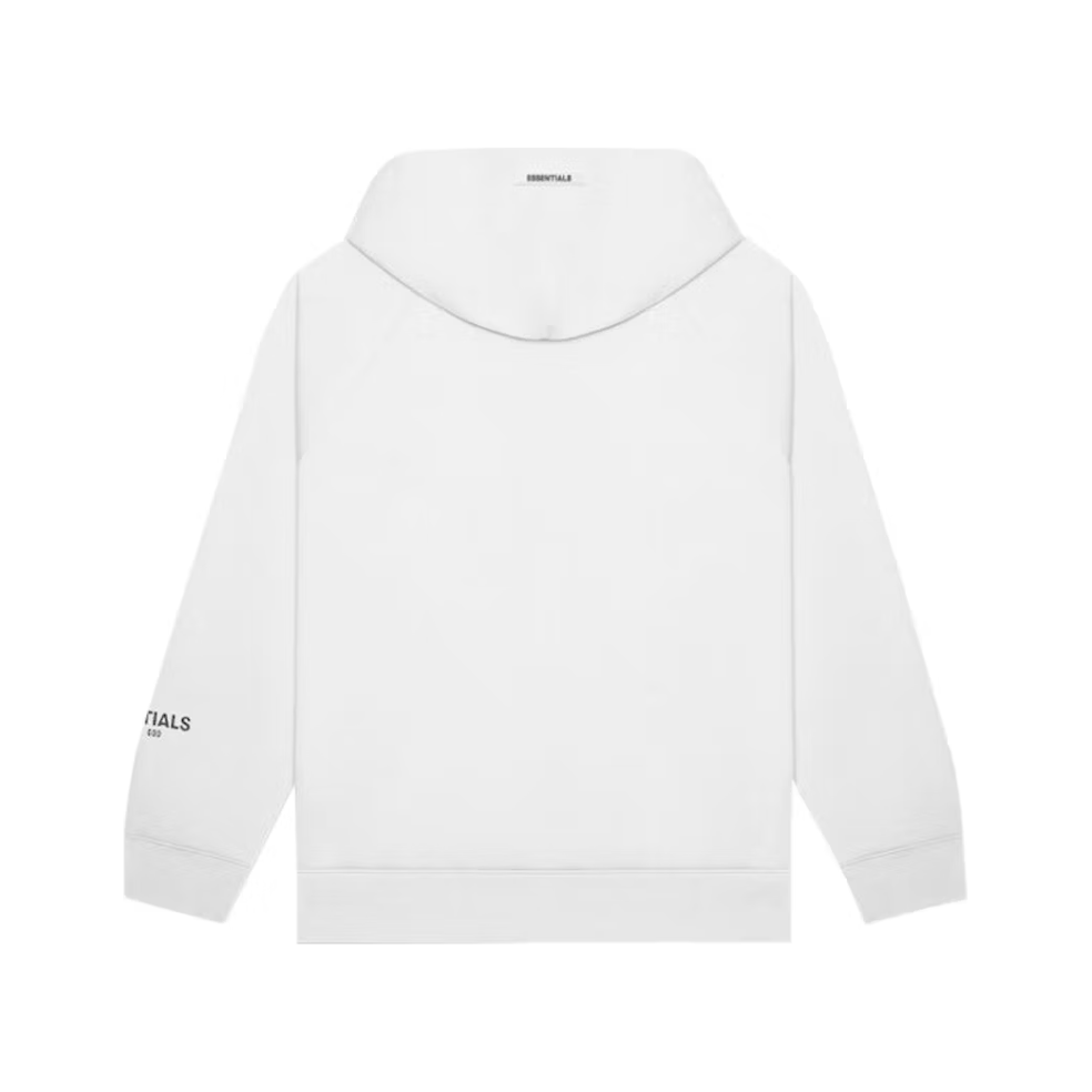 FEAR OF GOD ESSENTIALS Pullover Hoodie Applique Logo White