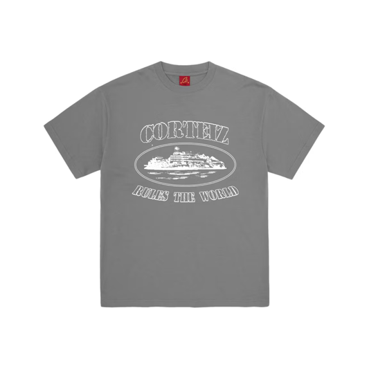 Corteiz OG Alcatraz Tee Gully Grey