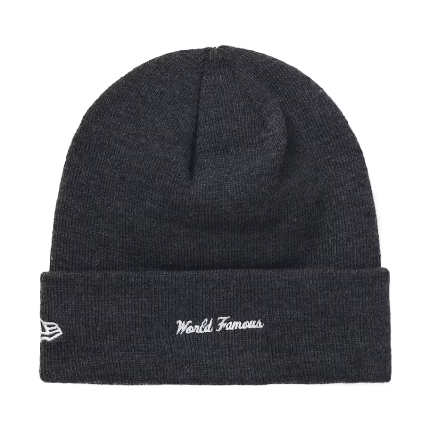 Supreme New Era Box Logo Beanie (FW21) Charcoal