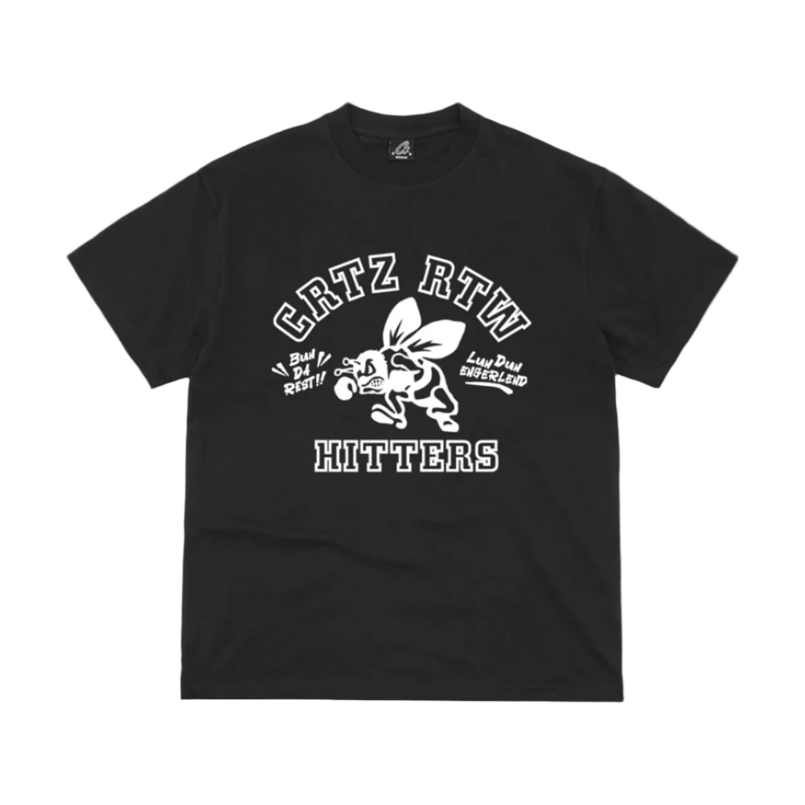 Corteiz The Hitters Tee Black