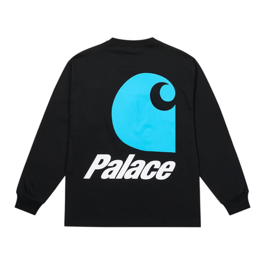 Palace Carhartt WIP Logo Longsleeve Black