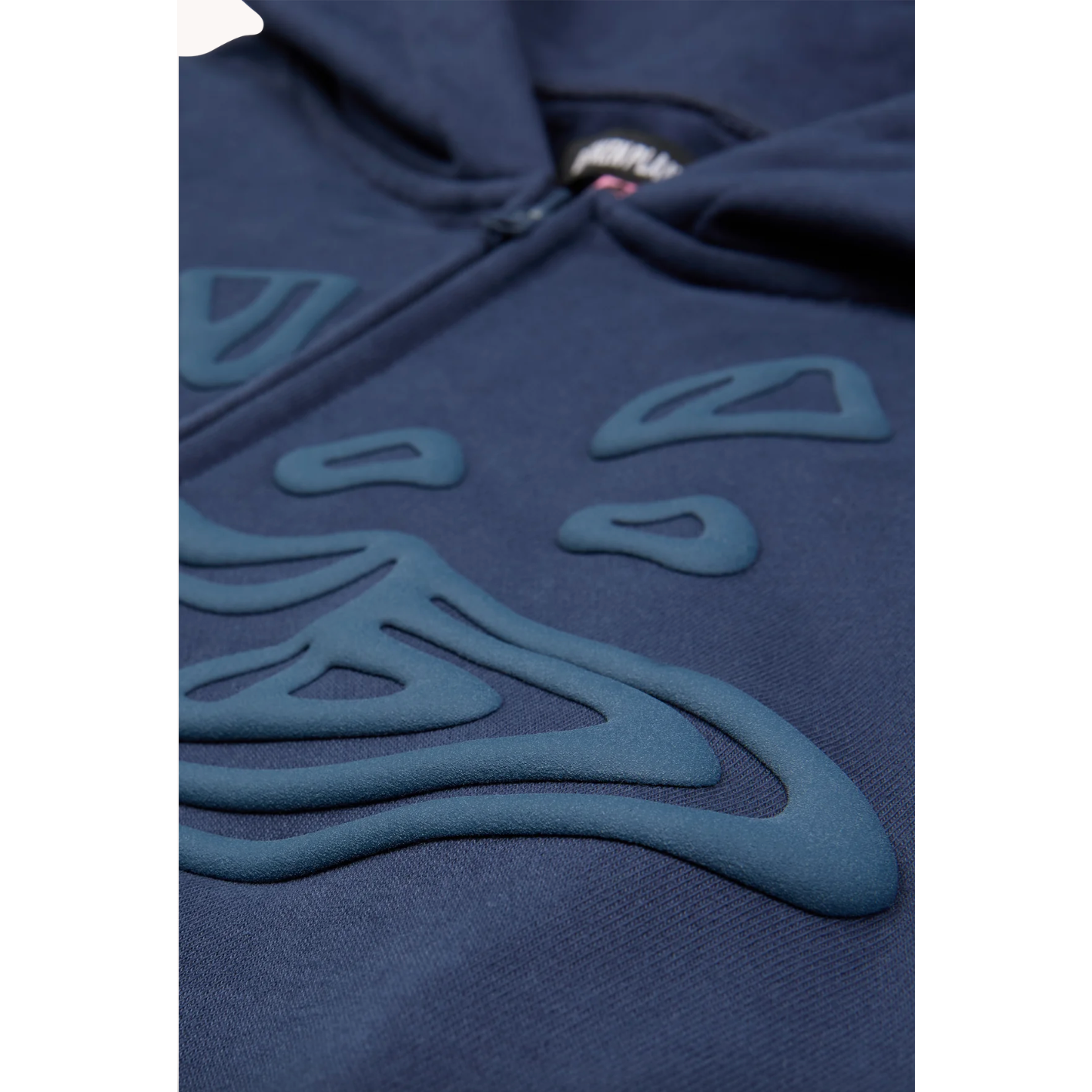 Broken Planet Zip Up Hoodie Deep Navy