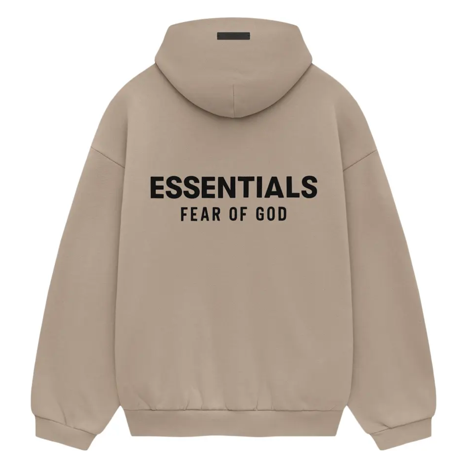 Fear of God Essentials Fleece Hoodie (FW24) Desert Sand