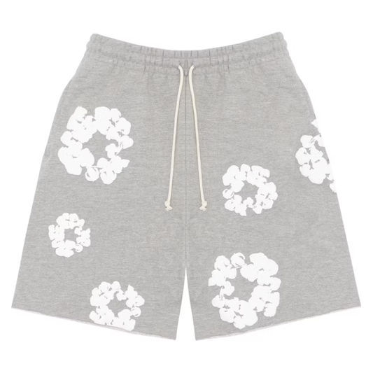 Denim Tears The Cotton Wreath Shorts Grey