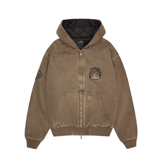 Broken Planet Market Denim Workwear Jacket Washed Brown by Broken Planet Market in Clothing. Available at KershKicks for £195.00. A must-have for fans of Broken Planet Market looking to elevate their style with this Jacket.